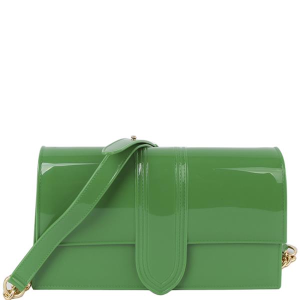 GLOSSY JELLY COLOR CHIC CROSSBODY BAG