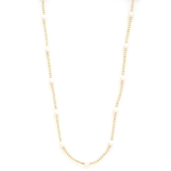 PEARL BEADED NECKLACE
