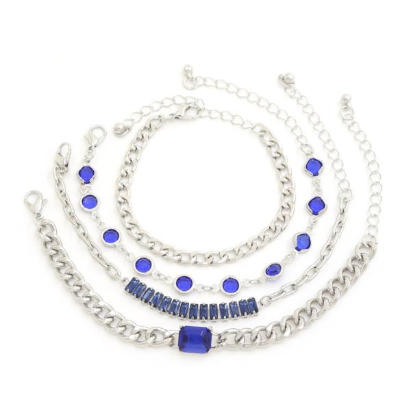 SDJ CRYSTAL ASSORTED BRACELET SET