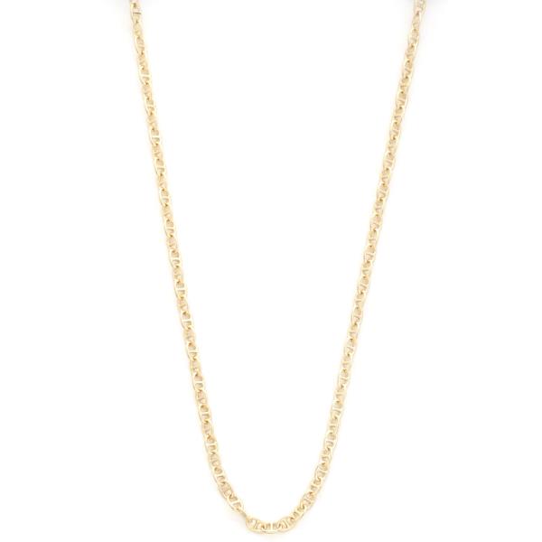 SODAJO DAINTY OVAL LINK GOLD DIPPED NECKLACE