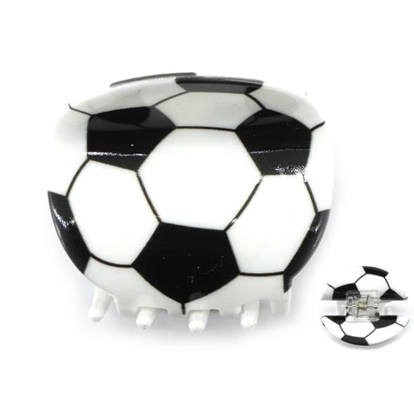 SPORT BALL HAIR CLAW JAW CLIPS