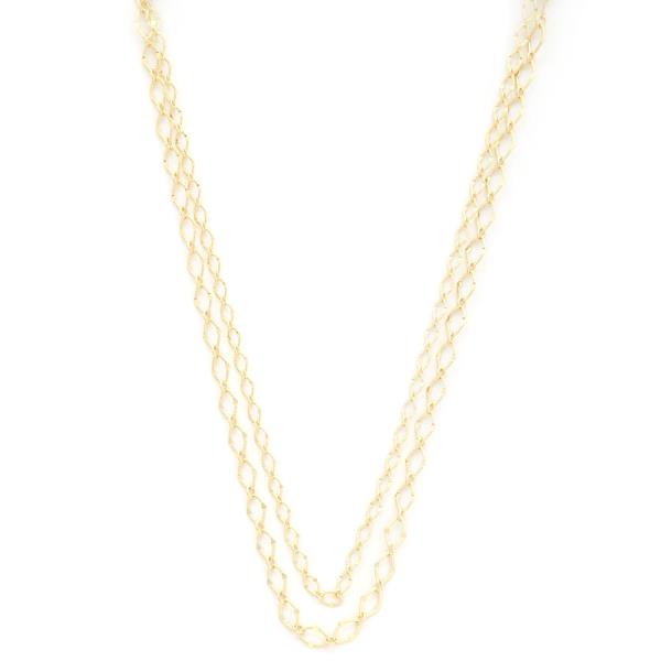 SODAJO LAYERED GOLD DIPPED NECKLACE