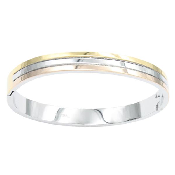 STAINLESS STEEL HINGED BRACELET