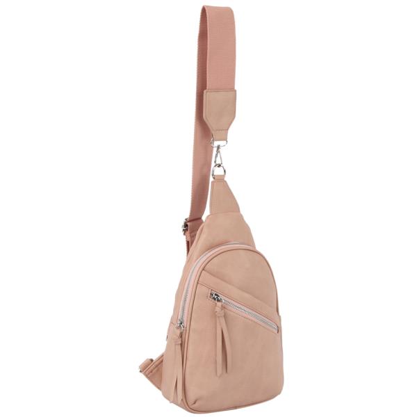 (PRE-ORDER / ONLINE ONLY) SMOOTH ZIPPER SLING CROSSBODY BAG