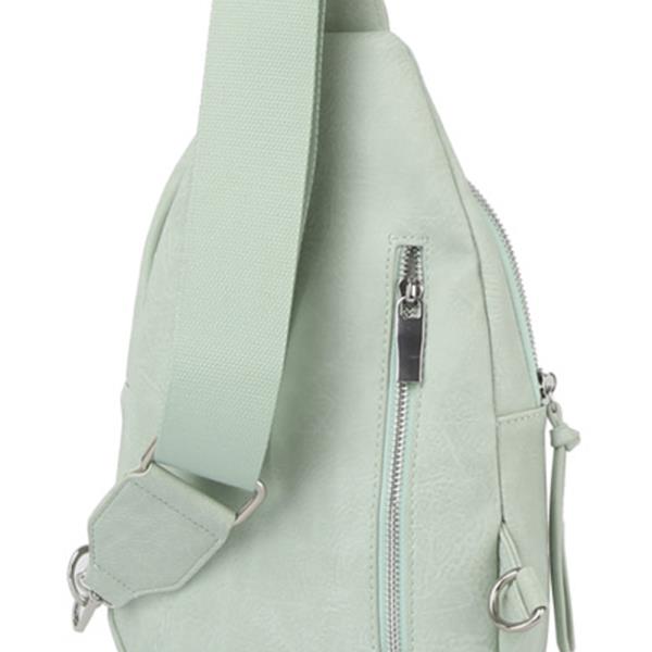 (PRE-ORDER / ONLINE ONLY) SMOOTH ZIPPER SLING CROSSBODY BAG