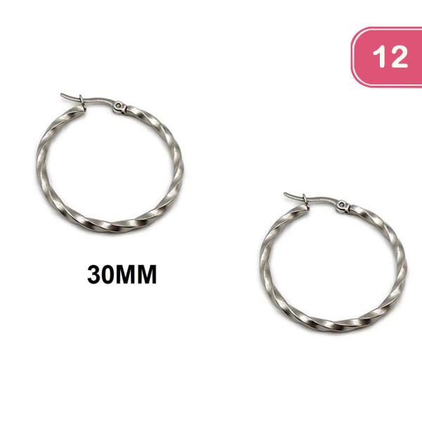 HOOP EARRING (12 UNITS)