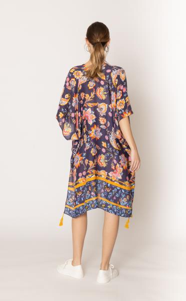 FLORAL PRINT KIMONO
