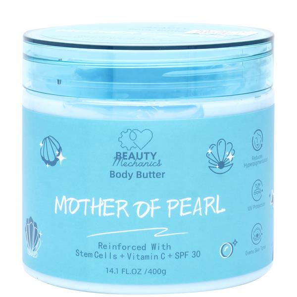 MOTHER OF PEARL SCRUB AND BUTTER