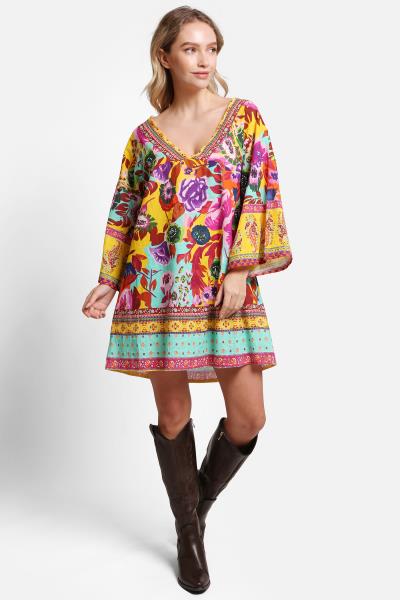 FLORAL COVER UP DRESS