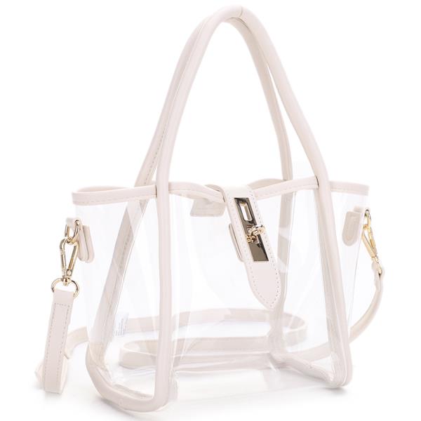 CLEAR SATCHEL BAG