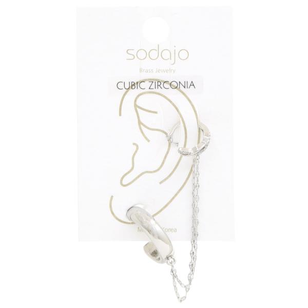 SODAJO CZ METAL EAR CUFF