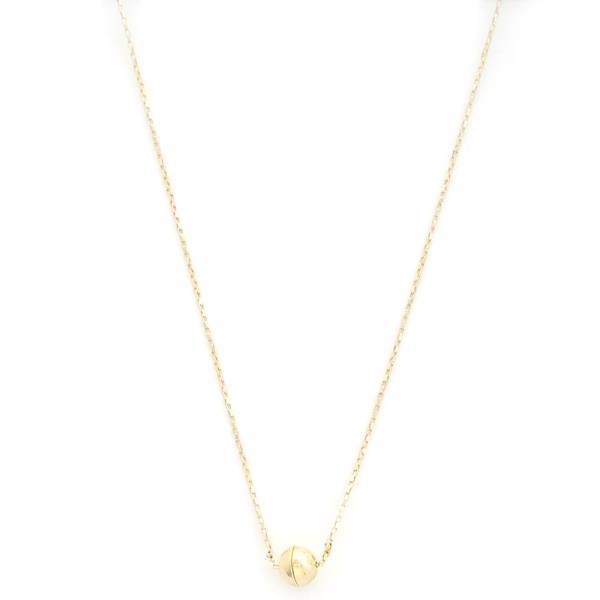 SODAJO BALL BEAD GOLD DIPPED MAGNETIC NECKLACE