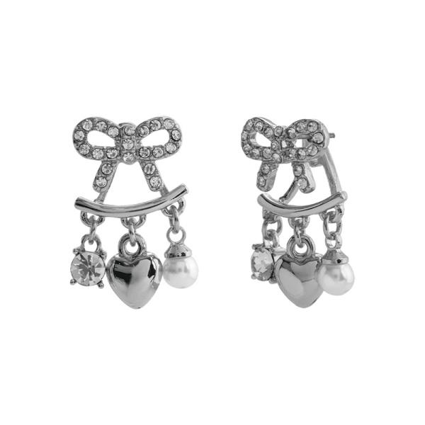 BOW CR JACKET EARRING