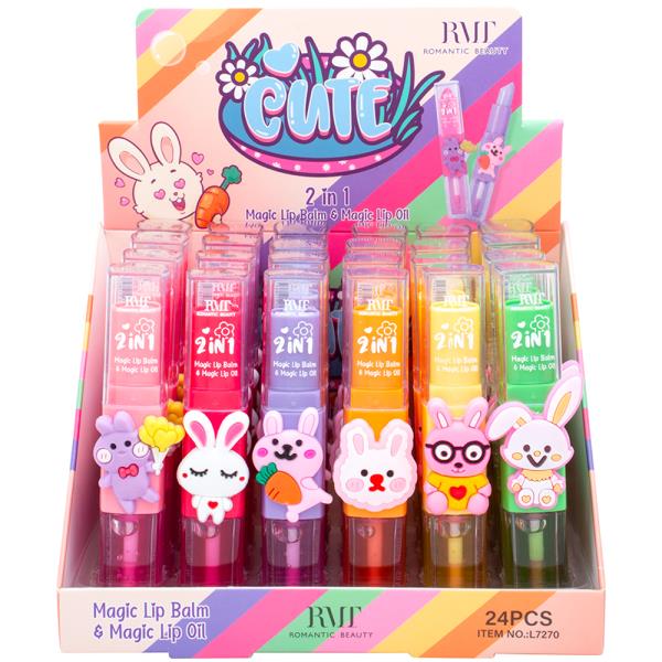 2IN1 MAGIC LIP BALM AND LIP OIL (24 UNITS)