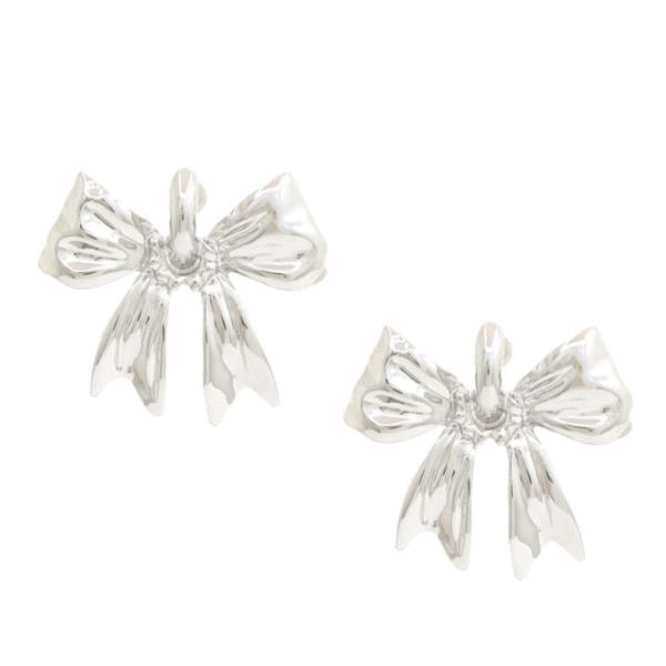 BOW METAL EARRING