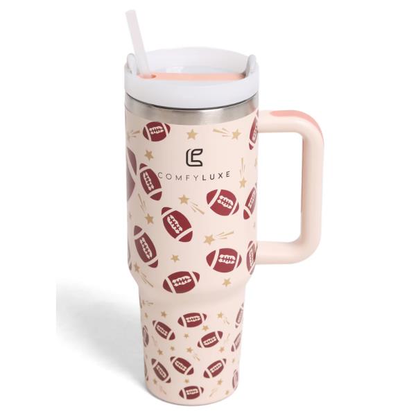 COMFYLUXE FOOTBALL TUMBLER