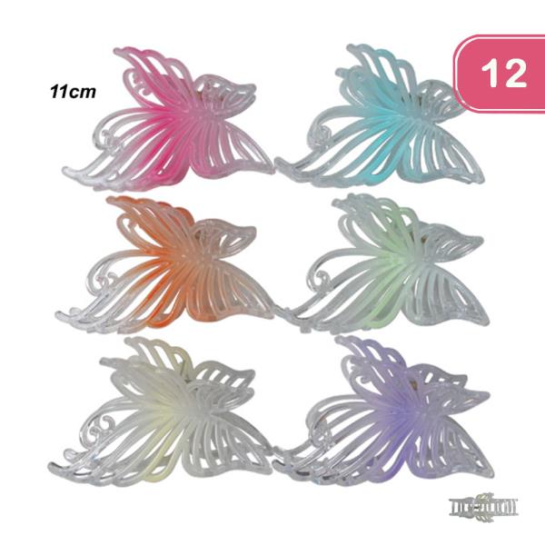 BUTTERFLY HAIR CLIP (12 UNITS)