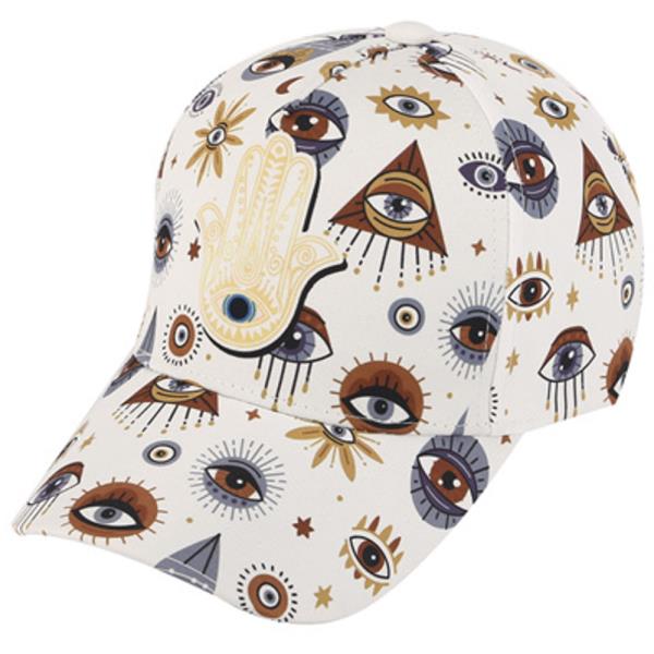 EVIL EYE HAMSA FASHION CAPS