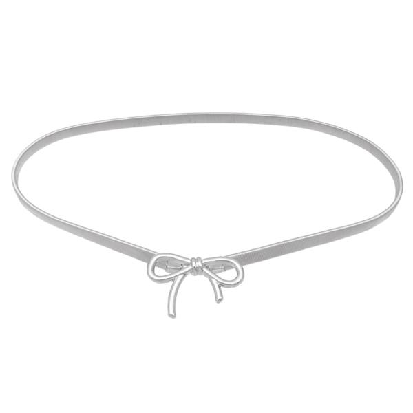 BOW ACCENT SLINKY CHAIN BELT
