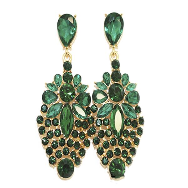 RHINESTONE DANGLE EARRING