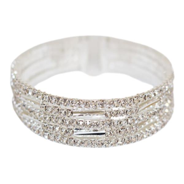 RHINESTONE CUFF BRACELET