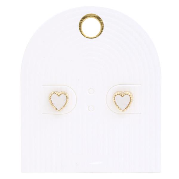 HEART STUD EARRING