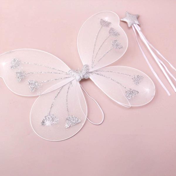 BUTTERFLY WING STAR WAND SET