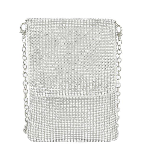 RHINESTONE COVERED CROSSBODY BAG