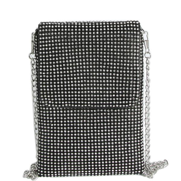 (ONLINE ONLY) RHINESTONE COVERED CROSSBODY BAG