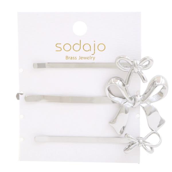 SODAJO BOW HAIR PIN SET