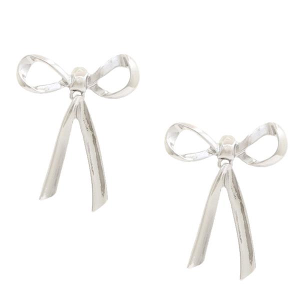 BOW METAL EARRING