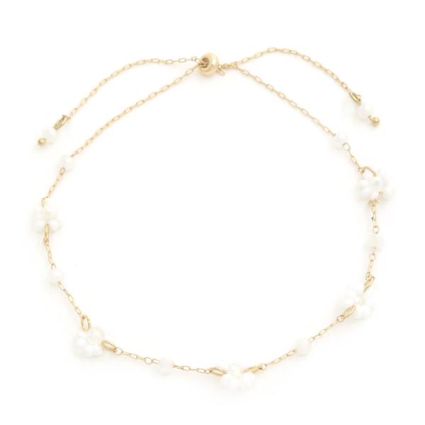FLOWER BEADED SLIDE BRACELET