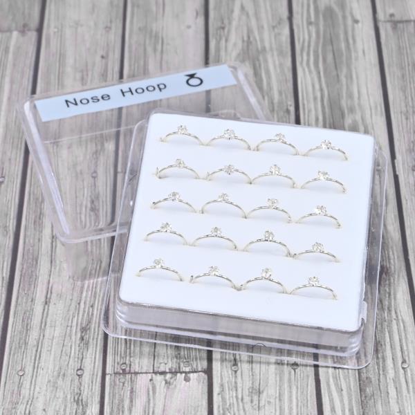 STONE NOSE HOOP RING (20 UNITS) 1 BOX