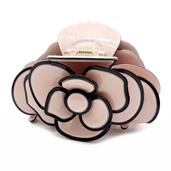FLOWER HAIR JAW CLIPS