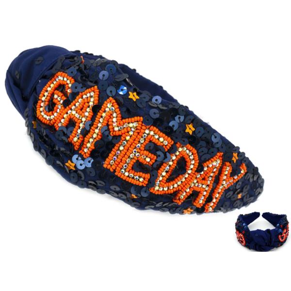 SEQUIN GAMEDAY HEADBAND