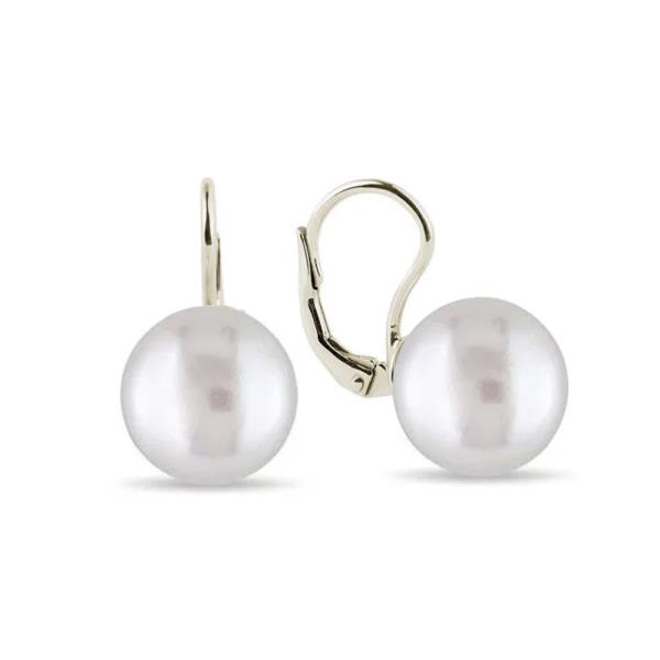 METAL PEARL EARRING