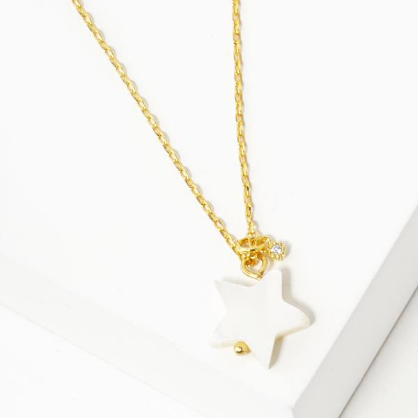 18K GOLD RHODIUM DIPPED BEACON OF DREAMS NECKLACE