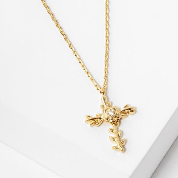 18K GOLD RHODIUM DIPPED JEREMIAH 29 11 NECKLACE