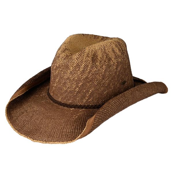 CC OMBRE ROLLED UP EDGE COWBOY HAT