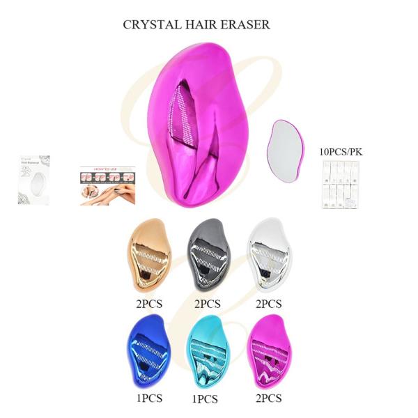 CRYSTAL HAIR ERASER (10 UNITS)