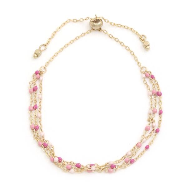 BEADED LAYERED BRACELET