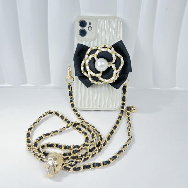 FLOWER PHONE HOLDER WITH STRAP