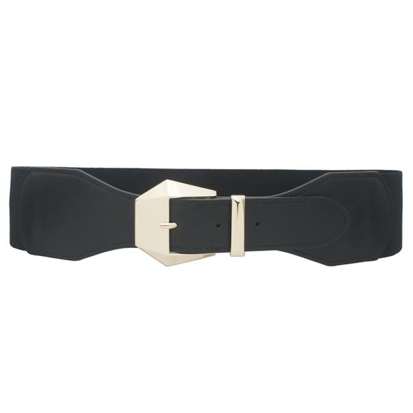 GEOMETRIC BUCKLE ELASTIC BELT