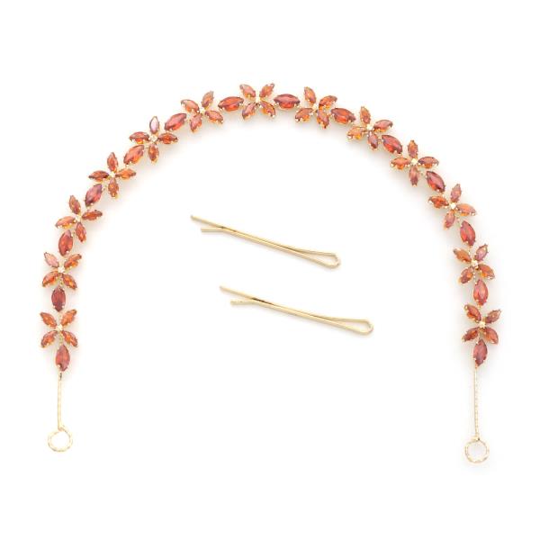 FLOWER RHINESTONE HAIR VINE