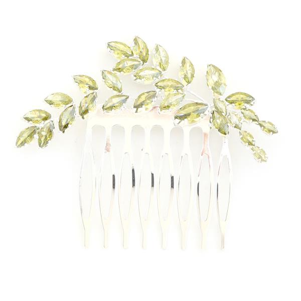 CRYSTAL STONE BRIDAL HAIR COMB