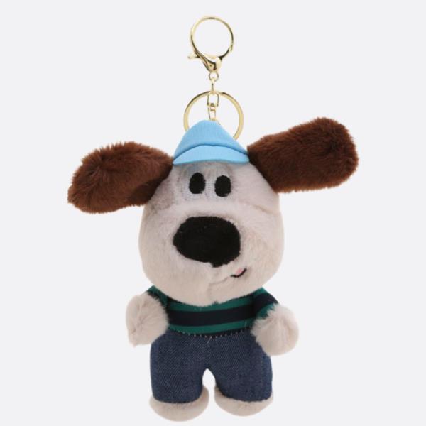 CUTE DOG PLUSH KEYCHAIN