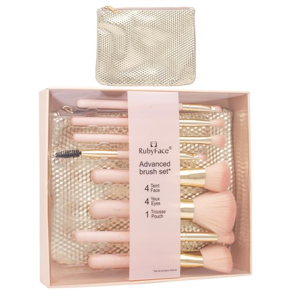 ADVANCED BRUSH SET W POUCH SET