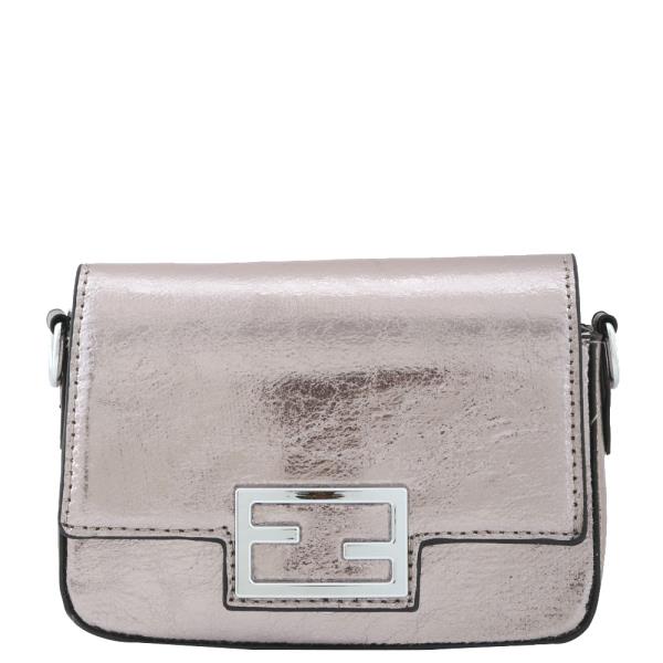 METALLIC RECTANGLE CROSSBODY SHOULDER BAG