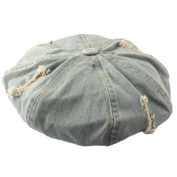 DENIM BERET HAT