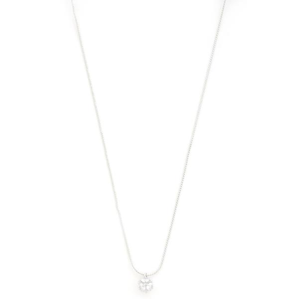 DAINTY CRYSTAL CHARM NECKLACE